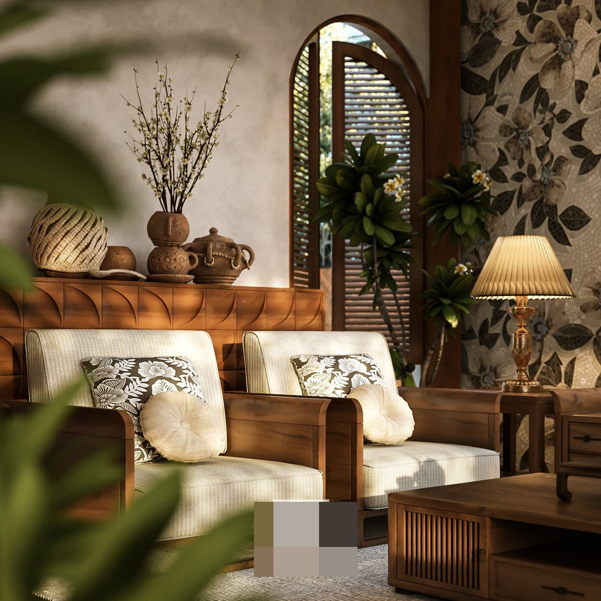 Nhà cấp 4 đẹp đến thảng thốt, bên trong như dinh thự ảnh 10