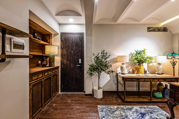 Căn hộ 140m2 mang phong cách Indochine đẹp chất ngất của kiến trúc sư trẻ ảnh 2