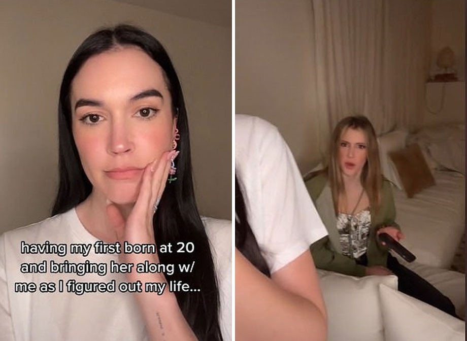 Video: Me 35 tuoi khoe con gai tuoi teen khien dan mang choang vang-Hinh-3