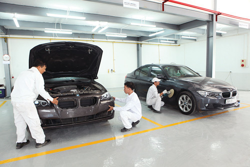 Các khách hàng của BMW/MINI chỉ cần liên hệ và đặt trước lịch hẹn để sử dụng dịch vụ sửa chữa nhanh 1,5 giờ vàng.