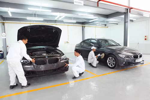 Các khách hàng của BMW/MINI chỉ cần liên hệ và đặt trước lịch hẹn để sử dụng dịch vụ sửa chữa nhanh 1,5 giờ vàng.