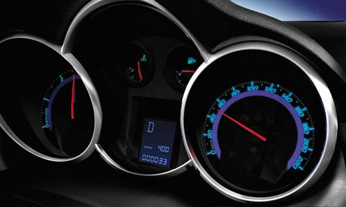 Đồng hồ công tơ mét hiển thị rõ ràng.