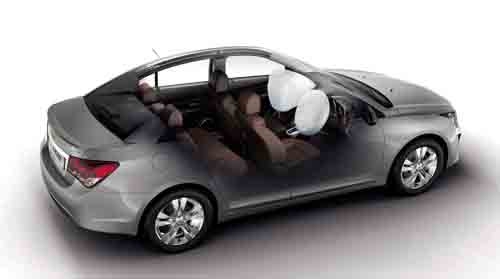 Hệ thống túi khí trang bị phía trước cho người lái và hành khách.