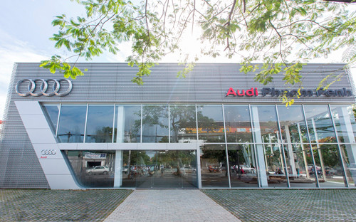 Audi Phnom Penh có tổng vốn đầu tư lên đến hơn 2 triệu USD.