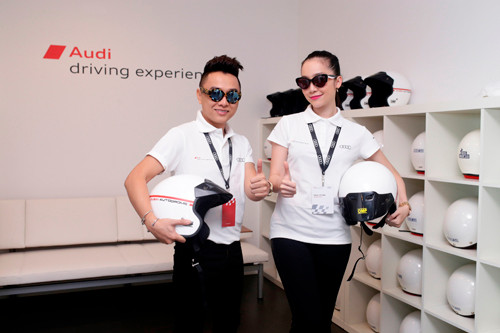 Đại sứ Audi A8L - nghệ sĩ múa Linh Nga và nhà thiết kế thời trang Công Trí.