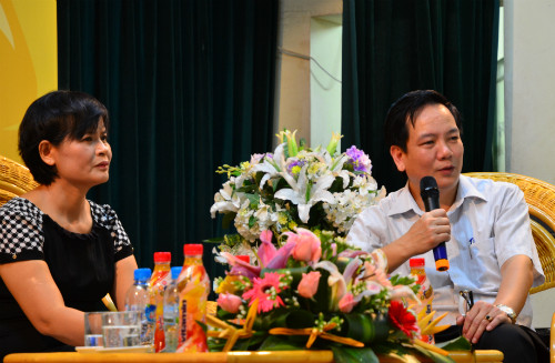 Bác sĩ Lê Thị Hải và Tiến sĩ Lâm Quốc Hùng.