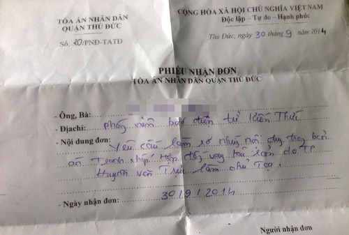 Suốt gần nửa tháng trôi qua kể từ khi nhận được thông tin yêu cầu của PV Kiến Thức, lãnh đạo Tòa án nhân dân quận Thủ Đức cũng "im re"...