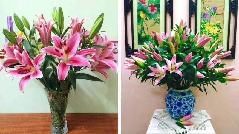  Hoa ly - Loại hoa mang ý nghĩa chia ly: Hoa ly đẹp và có mùi hương quyến rũ, nhưng tên của hoa ly đồng âm với “ly” trong từ chia ly. Người ta quan niệm rằng đặt hoa ly trên bàn thờ có thể khiến các thành viên trong gia đình gặp chuyện không may mắn, chia ly, xa cách. 