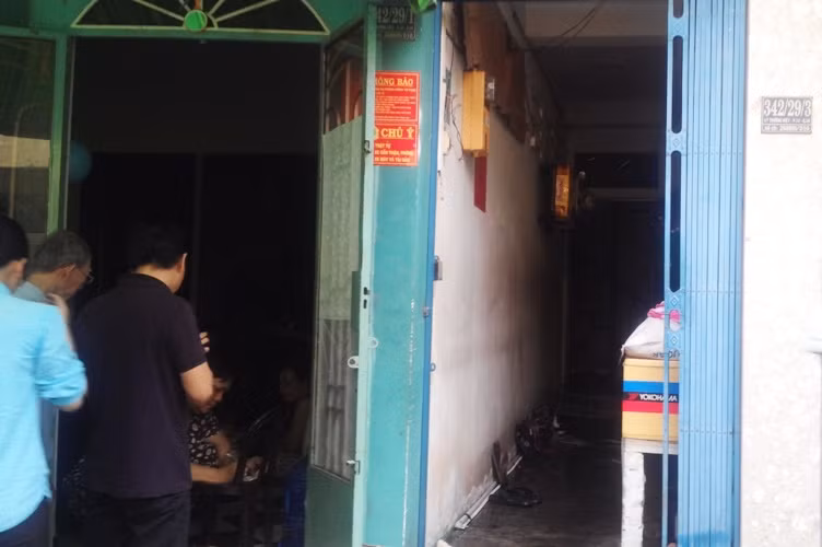 Căn nhà trọxảy ra vụ hỏa hoạn