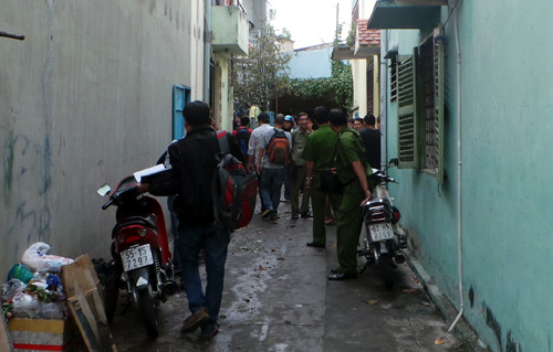 Con hẻm nơi xảy ra vụ việc.