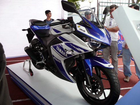 Yamaha R25 có mặt tại TP HCM.