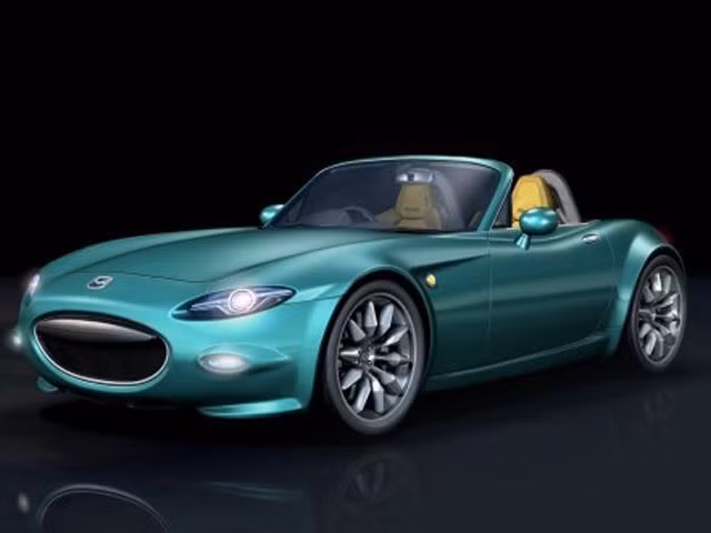 Phiên bản màu xanh dương với lưới tản nhiệt tròn đặc biệt và ngộ nghĩnh.