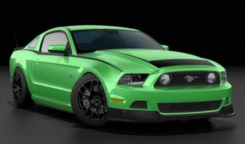 Nguyên mẫu Ford Mustang RTR 2013 được sử dụng làm căn bản để phát triển lên Ford Mustang RTR 2015.