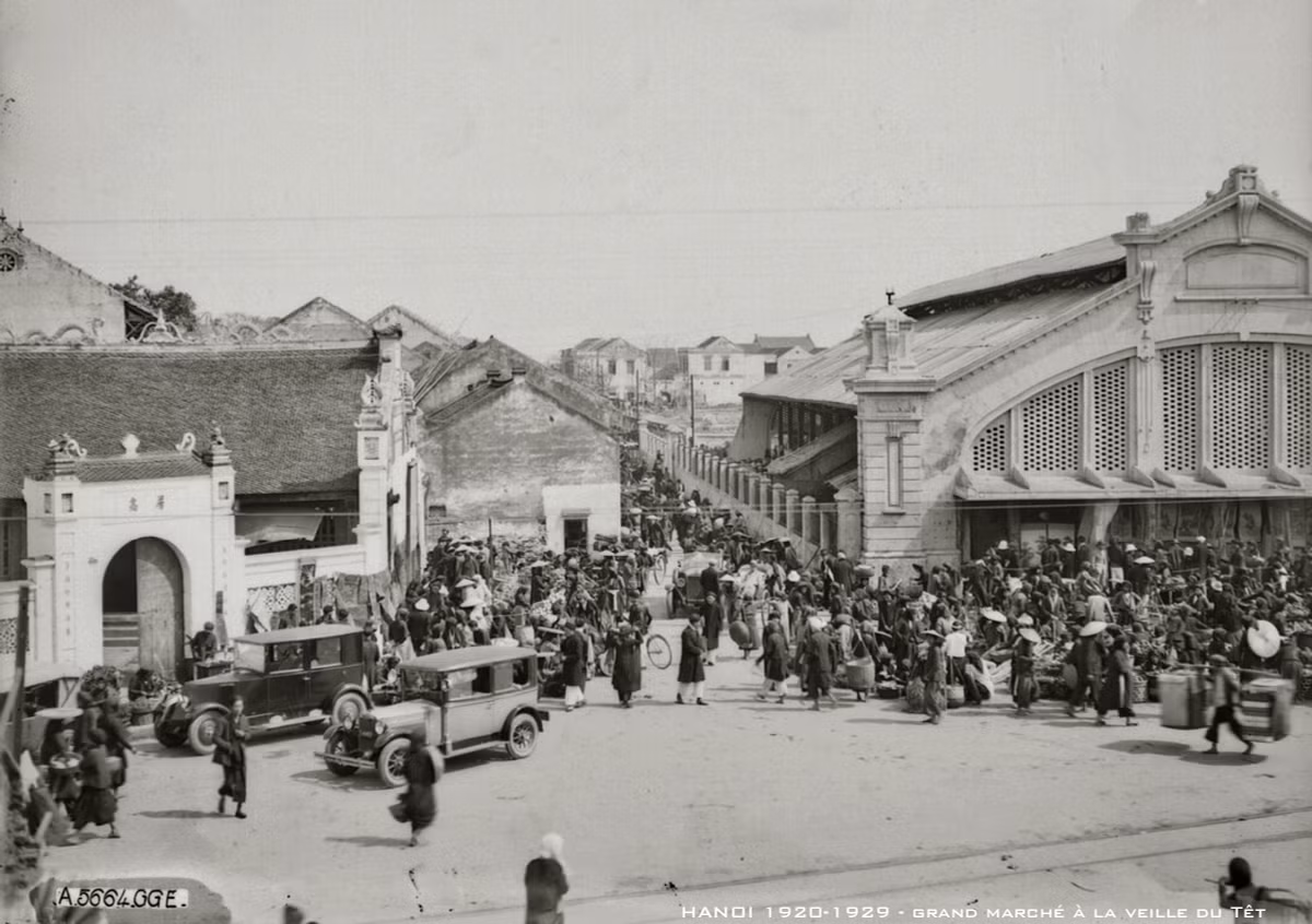 Loat anh day hoai niem ve Tet Ha Noi thap nien 1920