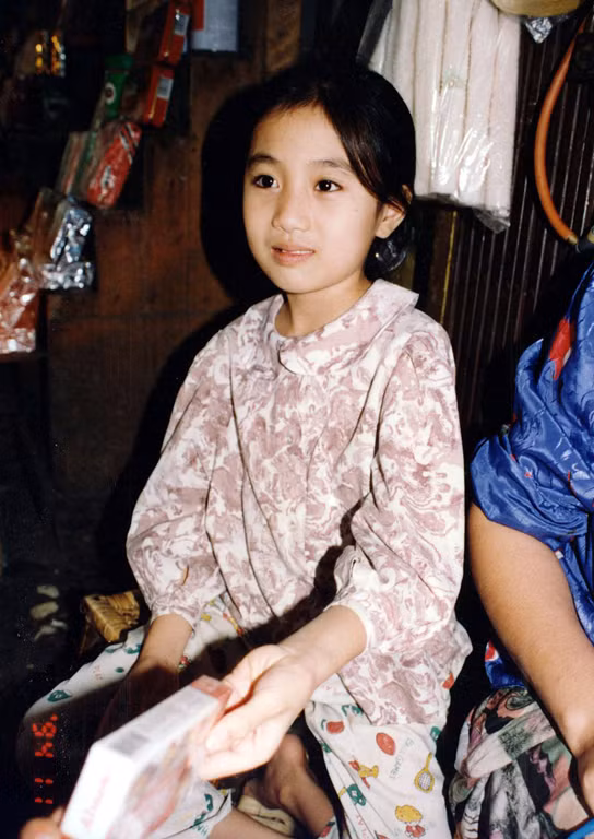 Chân dung bé gái Hà Nội.