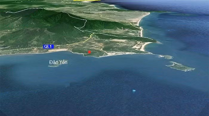 Nơi an táng Đại tướng nhìn từ vệ tinh