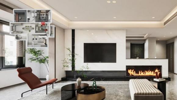 Can nha 130㎡, ba phong ngu va hai sanh cuc thoang dang-Hinh-2