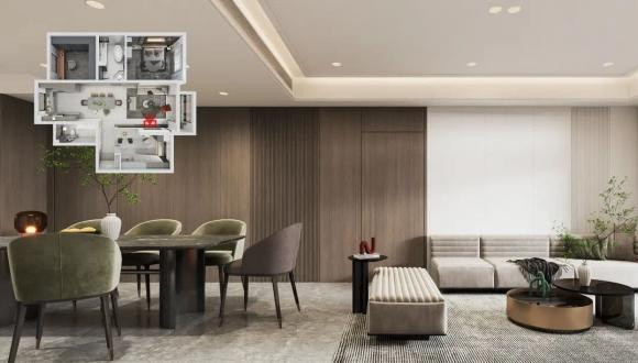 Can nha 130㎡, ba phong ngu va hai sanh cuc thoang dang-Hinh-3