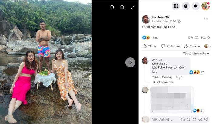 Phất lên sau khi mở công ty riêng, Lộc Fuho đi cắm trại cùng hotgirl - Hình 5 Phat len sau khi mo cong ty rieng, Loc Fuho di cam trai cung hotgirl-Hinh-5