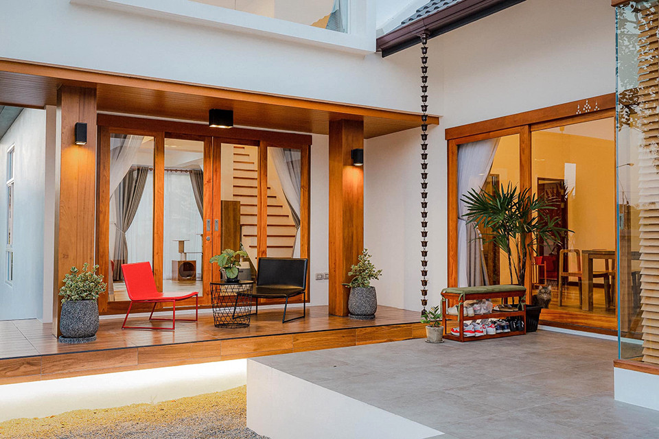 Ngoi nha 2 tang theo phong cach Muji, dep nhe nhang-Hinh-3