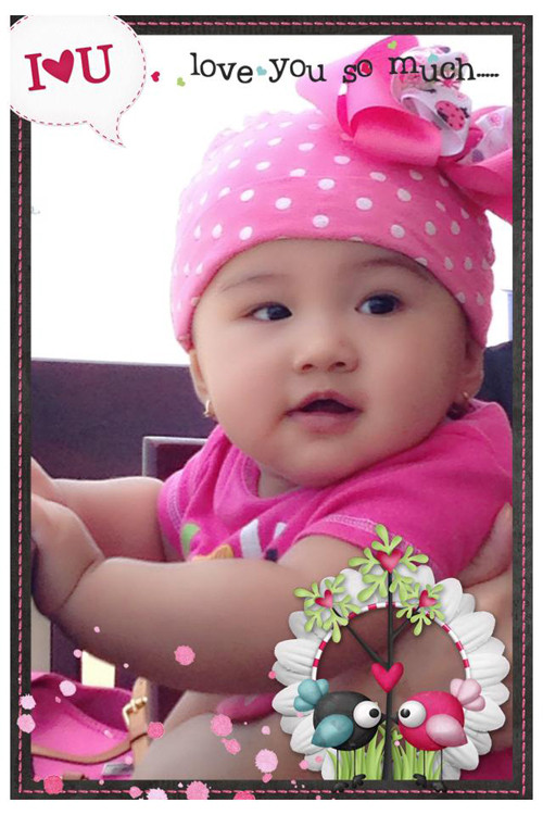 Bé Na bụ bẫm, xinh như thiên thần.