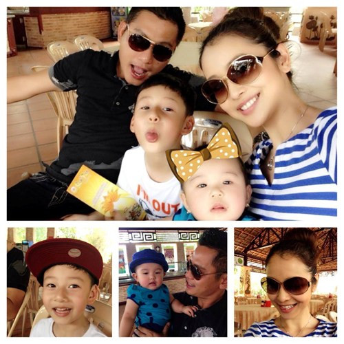 Mới đây Jennifer Phạm và chồng đã tổ chức tiệc thôi nôi cho con gái. Hiện bé đã chập chững tập đi.