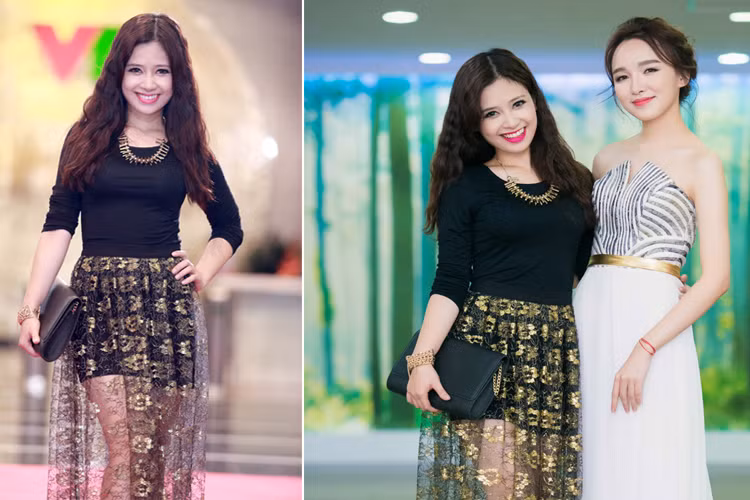 Ca sĩ Dương Hoàng Yến cũng có mặt. Cô tạo dáng cùng Thảo My.