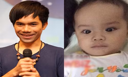 Ya Suy và đứa con với người yêu cũ.