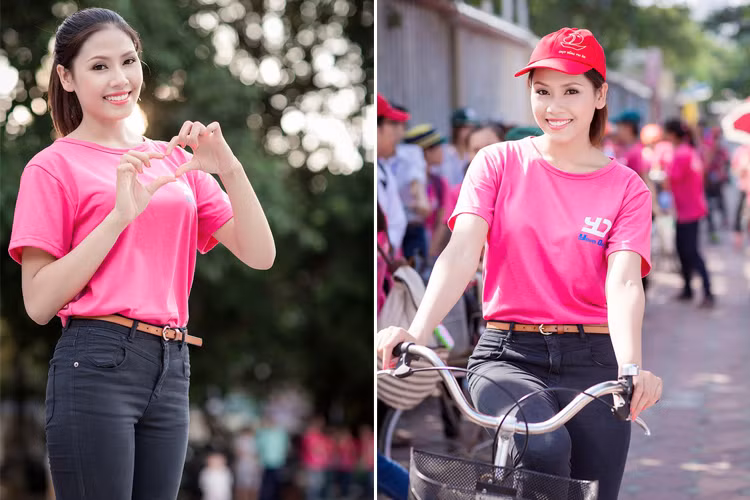 Cùng với đó, cô gái quê lúa cũng tham gia nhiều các chương trình từ thiện và hoạt động xã hội có ý nghĩa.