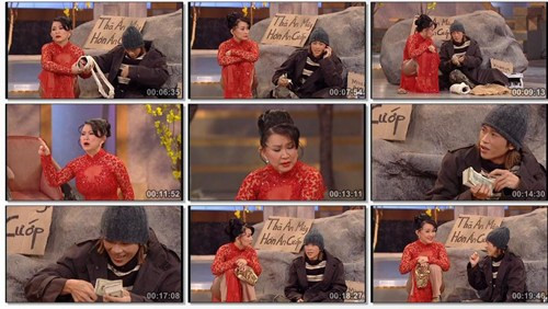 Là danh hài số 1 hiện nay với mức cát-sê cao ngất ngưởng, Hoài Linh được liệt vào hạng những ngôi sao giàu có bậc nhất showbiz. Tuy nhiên, không ít lần khán giả được "gặp" Hoài Linh trong hoàn cảnh tréo nghoe khi anh vào vai người khất thực. Thậm chí vai diễn người ăn xin của Hoài Linh còn có hẳn phương châm sống: thà ăn mày, hơn ăn cướp.