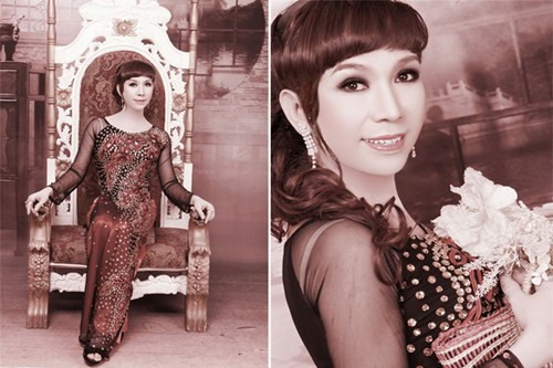 Long Nhật mặc áo dài hóa thân thành thần tượng NSND Lê Khanh trong MV "Cánh thiệp đầu xuân" cũng tạo bất ngờ bởi sự nuột nà, nữ tính.