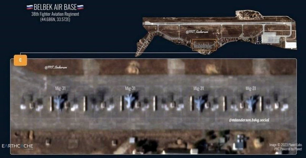 Vấn đề nữa cần quan tâm là hình ảnh vệ tinh của sân bay Belbek ở bán đảo Crimea mới đây đã được đăng tải rộng rãi trên Internet, cho thấy sự hiện diện của 4 chiếc máy bay chiến đấu loại này trong khu vực sân đỗ. Theo National Interest.