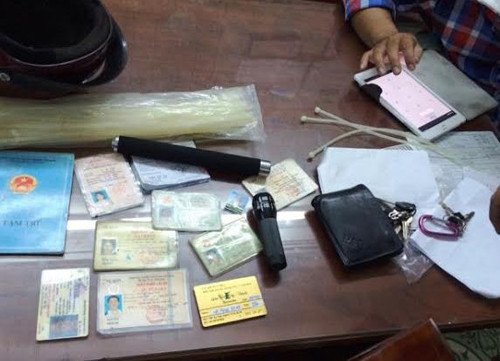 Tang vật được công an thu giữ.