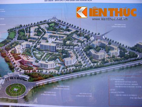 Bản đồ qui hoạch giai đoạn 1 dự án.