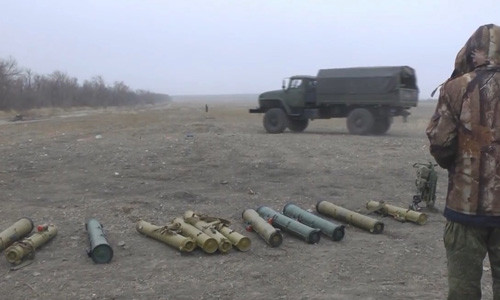 Các đạn tên lửa chống tăng Fagot-M và Konkurs-M.