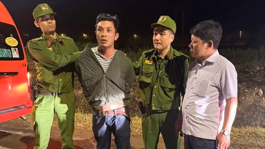 Bat doi tuong trom xe o to trong dem khuya o Lam Dong