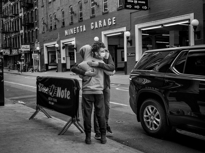 Trên đường phố Greenwich Village (Manhattan, New York), các điểm đến hút khách như Blue Note bị đóng cửa.