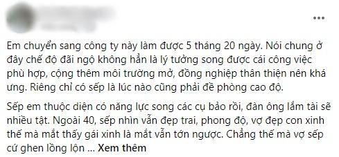 Bi ga tinh, co gai thot 1 cau ma sep bo chay khong kip chinh quan