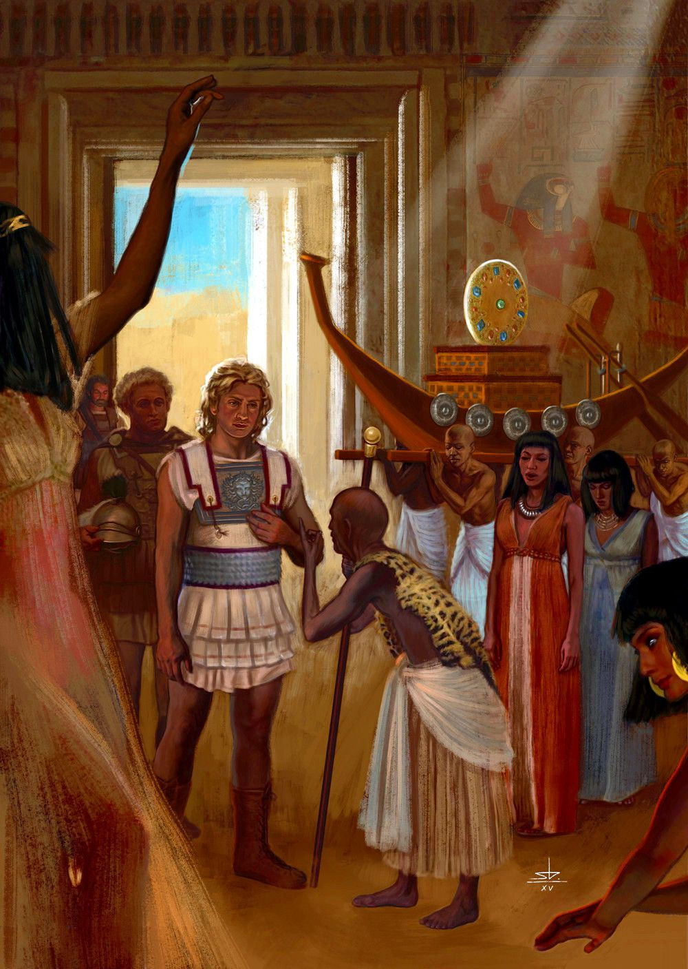 Sau khi Alexander Đại đế chinh phạt Ai Cập vào năm 332 TCN, nền văn hóa Hy Lạp đã có ảnh hưởng đến người Ai Cập dưới triều đại Pharaoh Ptolemy. Chữ Hy Lạp trở thành quốc ngữ được sử dụng ở triều đình. Kể từ đó, các loại chữ truyền thống của Ai Cập bị thất truyền theo thời gian.