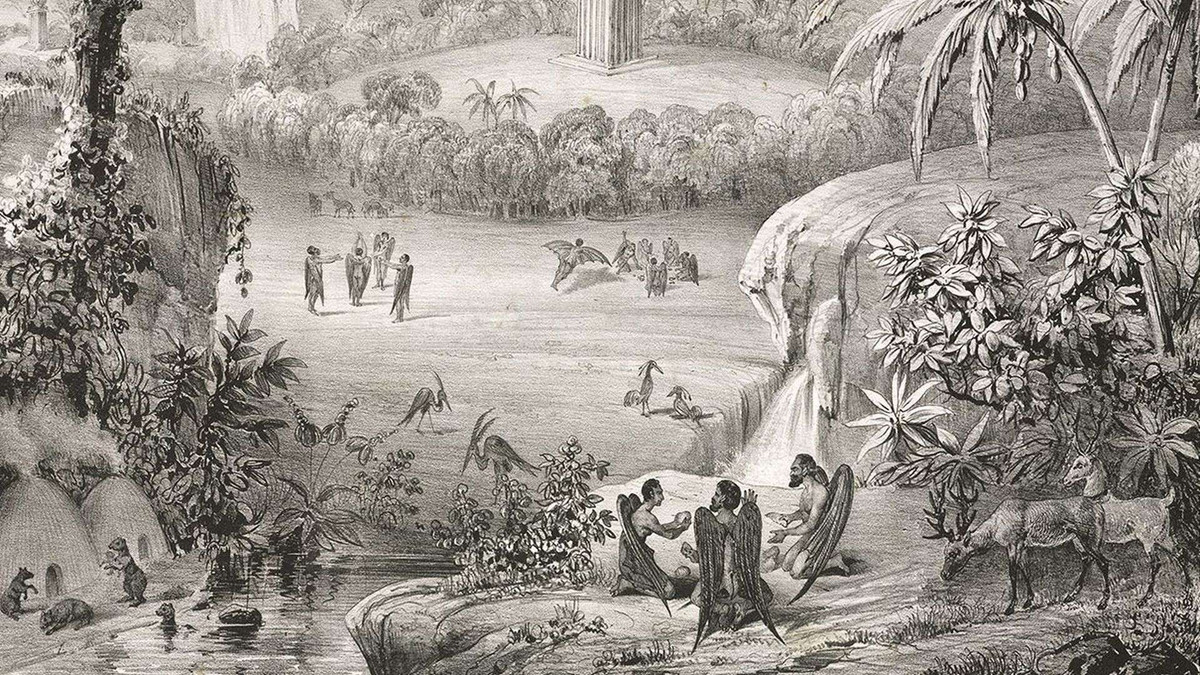 Các bài báo của Grant cũng viết về địa hình mặt trăng, với các miệng hố lớn, các tinh thể thạch anh tím khổng lồ, những dòng sông ào ạt và thảm thực vật tươi tốt.