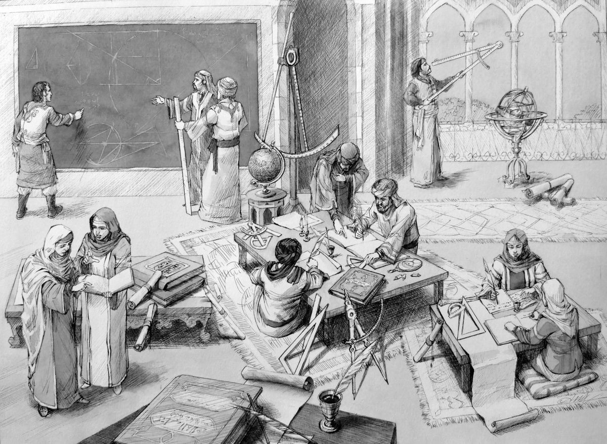 Một trong những gương mặt học giả tiêu biểu của Ngôi nhà Thông thái là nhà toán học Al-Khwarizmi. Ông chính là người khai sinh ra khái niệm đại số (algebra) mà chúng ta sử dụng ngày nay.