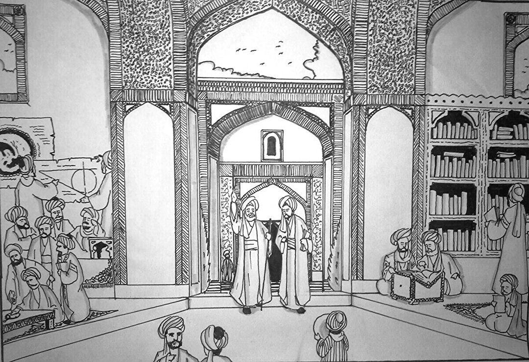  Ngôi nhà Thông thái hay Bayt al-Hima là tên gọi một học viện chuyên nghiên cứu và dịch các tác phẩm học thuật kinh điển tại Bagdad dưới triều Abbas - triều đại Hồi giáo thứ ba của người Ả Rập thời cổ.