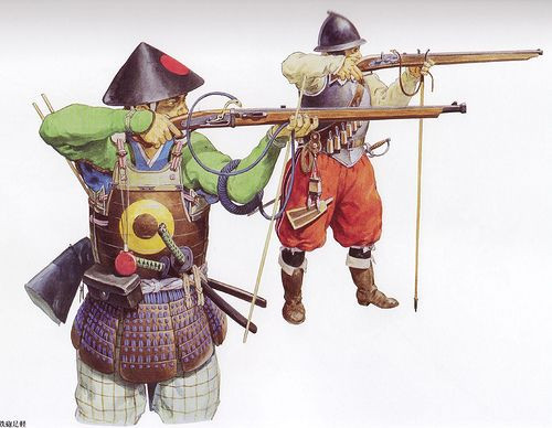 Để khắc phục nhược điểm về vận tốc bắn, người Nhật đã nghĩ ra cách bắn tanegashima theo lượt, nghĩa là nhiều hàng luân phiên bắn trong khi hàng khác nạp đạn, cứ lần lượt từng hàng đổi phiên theo chu kì sẽ đảm bảo về mật độ hỏa lực cũng như hiệu quả chiến đấu.