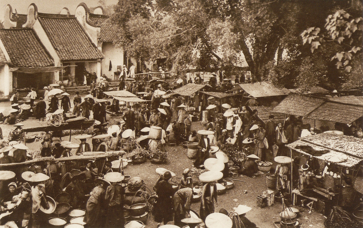 Chợ Kỳ Lừa, khu chợ nổi tiếng ở Lạng Sơn, 1934.