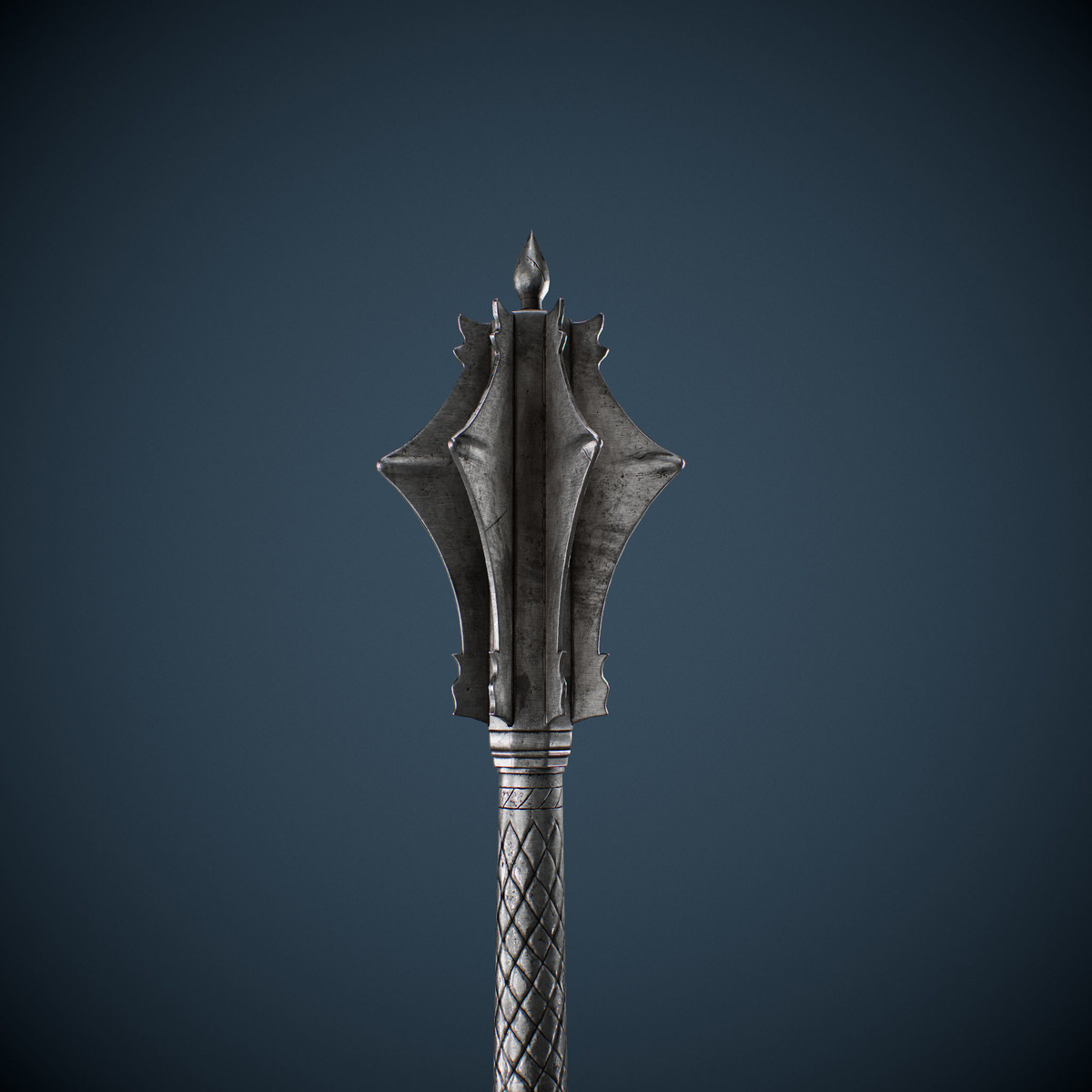 Sự ra đời của loại chùy này bắt nguồn từ một thực tế trên chiến trường là các hiệp sĩ thường sử dụng áo giáp dạng lưới. Loại giáp này nhẹ nhưng vẫn có khả năng bảo vệ người mặc khỏi các đòn tấn công từ những vũ khí sắc bén như kiếm hoặc giáo.