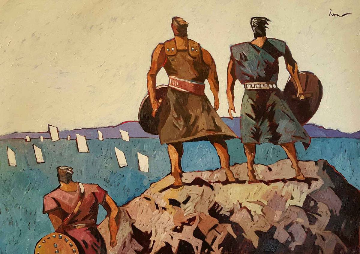 Năm 73 TCN, Spartacus bỏ trốn và ẩn náu gần núi lửa Vesuvius. Tại đây nhiều nô lệ bỏ trốn khác đã nhập hội với ông. Spartacus trở thành lãnh đạo một đội quân gồm những nô lệ bỏ trốn, ước tính khoảng 100.000 người.