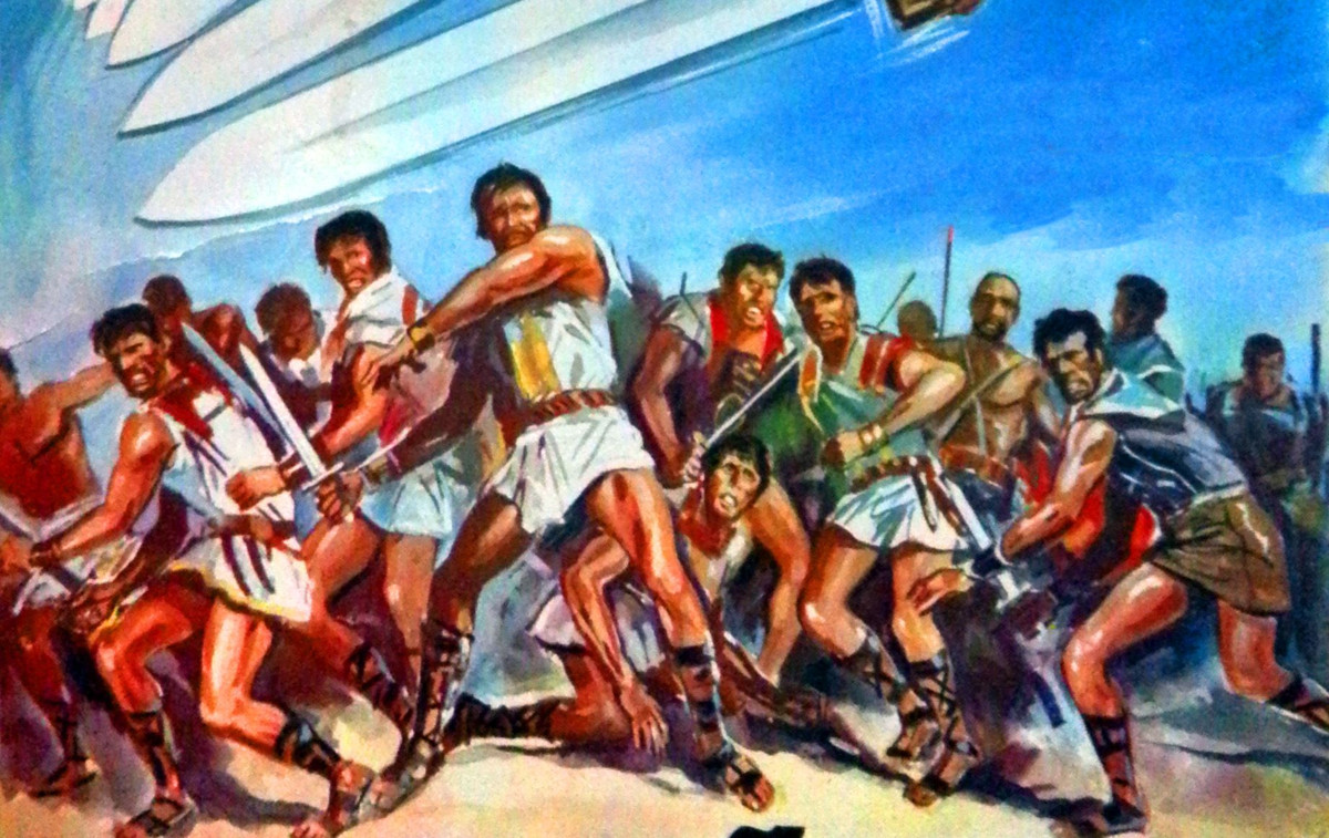 Bị Crussus vây hãm, những người nô lệ đã cố gắng vượt qua các công sự của kẻ thủ để thoát thân. Họ bị truy đuổi đến Lucania và bị tiêu diệt tại đây sau một trận đánh ác liệt. Spartacus được cho là đã tử trận trong cuộc chiến này.