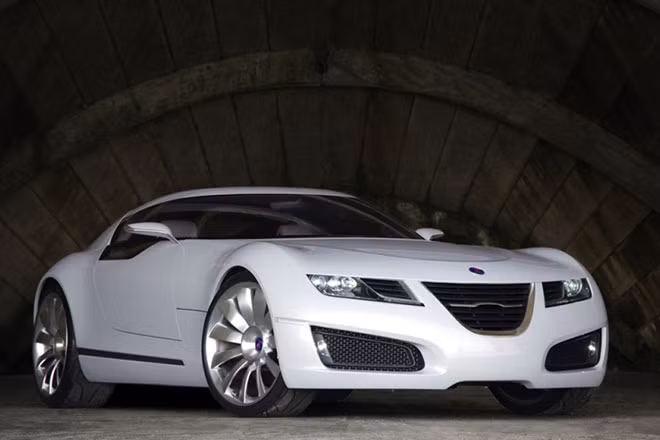 Saab AeroX với miệng cười không giống ai.