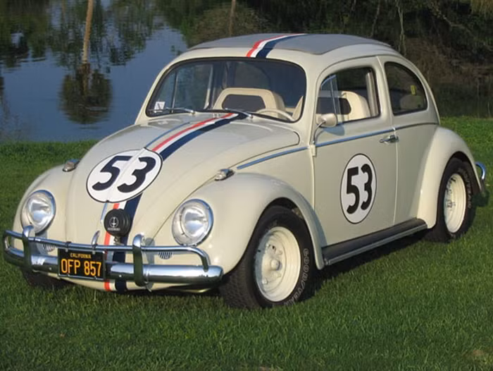 Volkswagen Type 1 (Beetle), xe trong bộ phim lãng mạn.