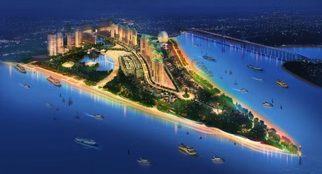 Khu công viên mũi đèn đỏ và nhà ở đô thị Sài Gòn Peninsula.